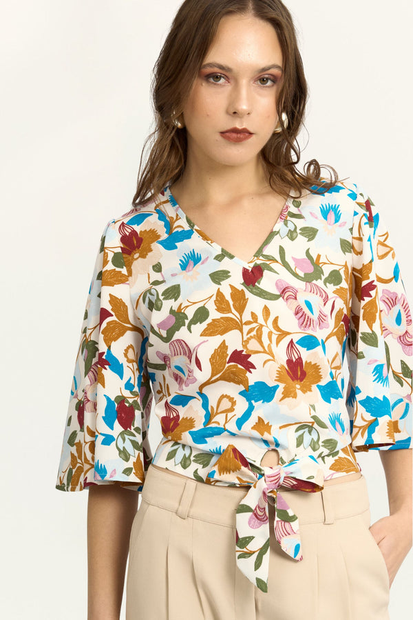 Blusa Isolina Azulino