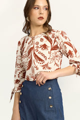 Blusa Arisha Lacre