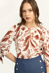 Blusa Arisha Lacre