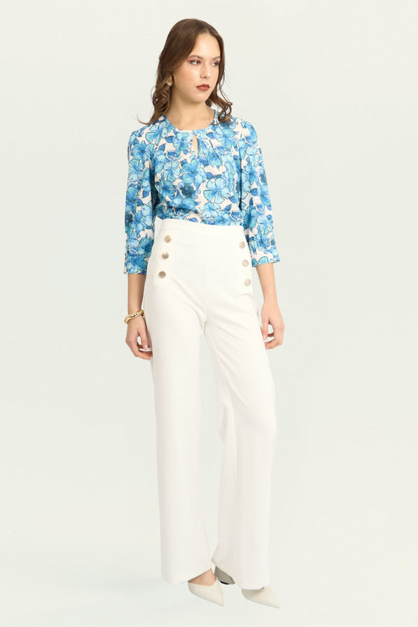 Blusa Belinda Celeste