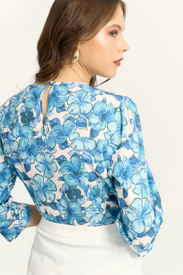 Blusa Belinda Celeste