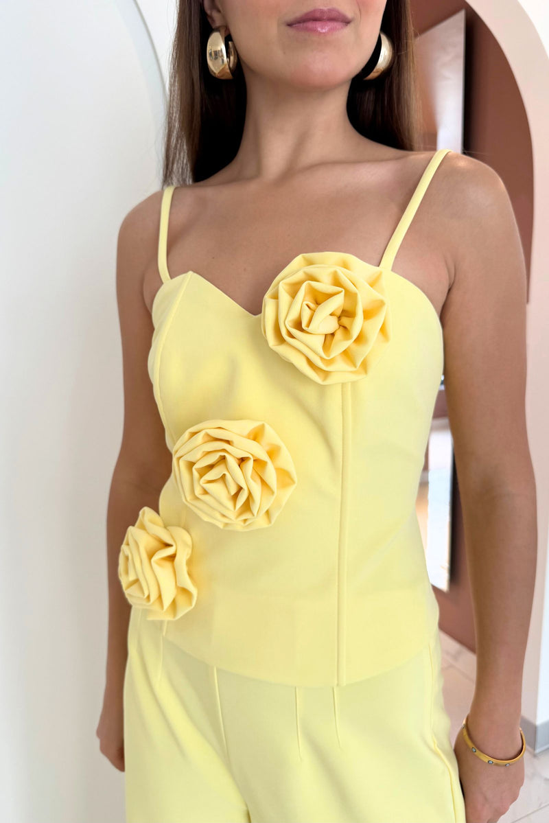 Corset Rosa Amarillo