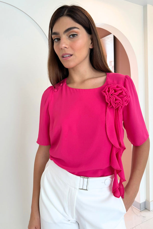 Blusa Julieta Fucsia