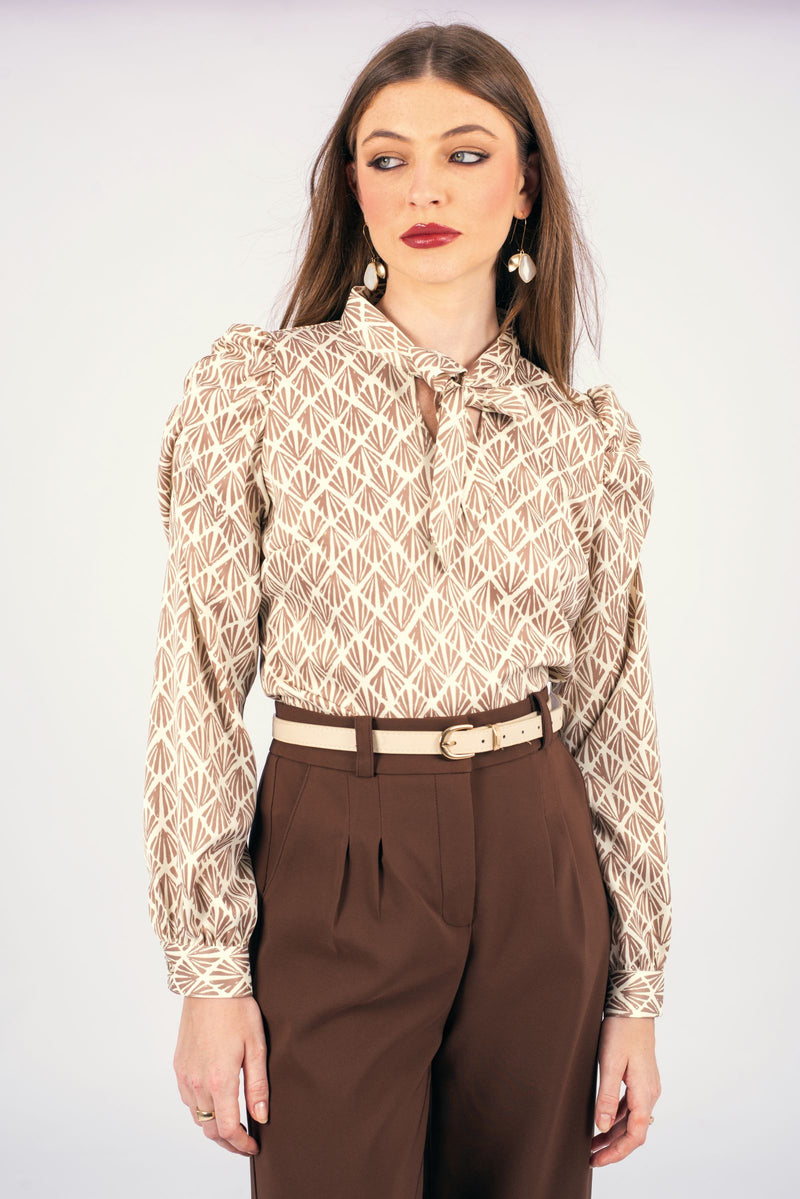 Blusa Feride Beige