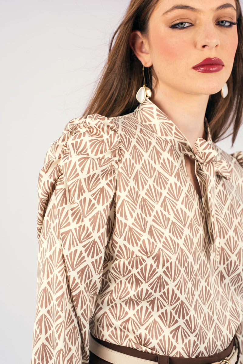 Blusa Feride Beige