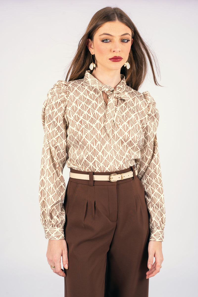 Blusa Feride Beige