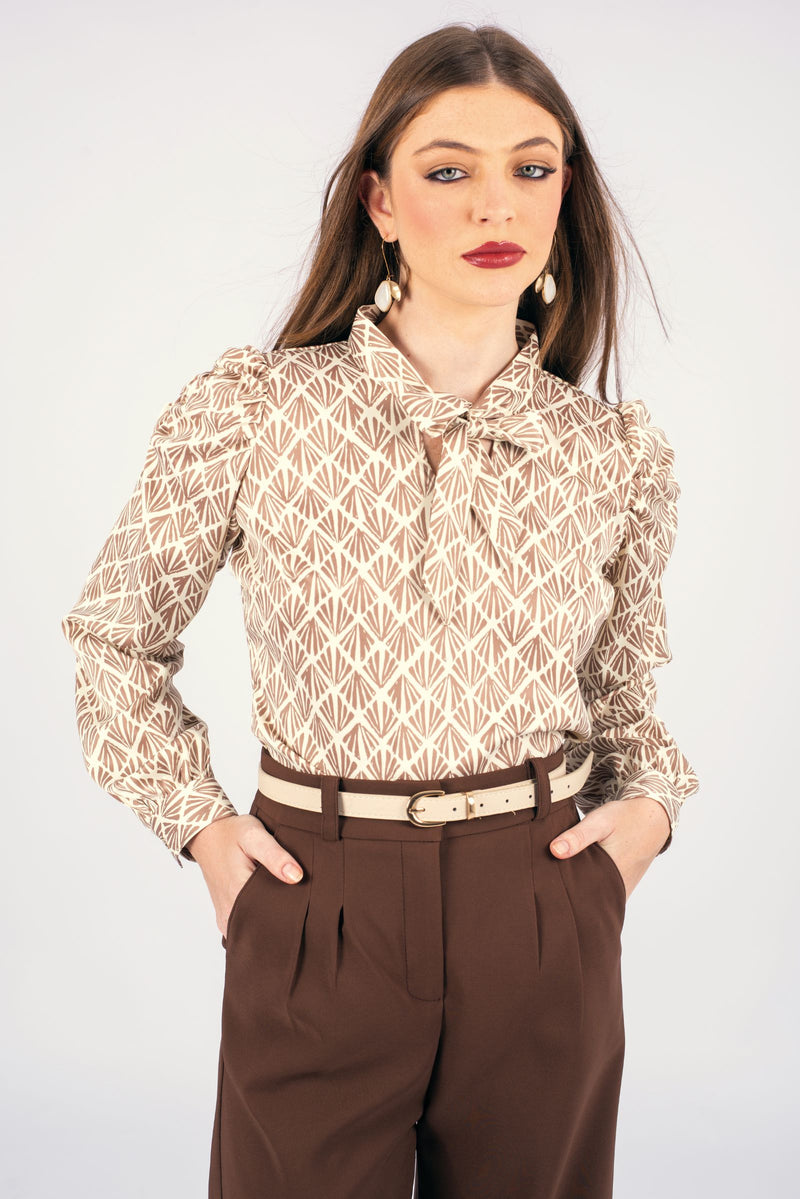 Blusa Feride Beige