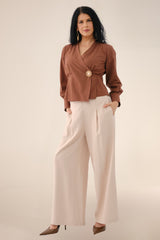 Blusa Maritza Marrón