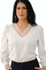 Blusa Corina Hueso