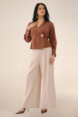 Blusa Maritza Marrón