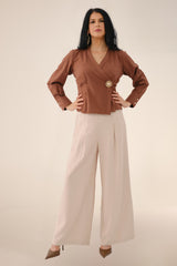 Blusa Maritza Marrón