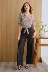 Pantalón Elisa Denim Negro