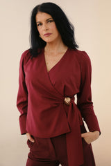Blusa Alexi Vino