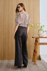 Pantalón Elisa Denim Negro