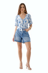 Blusa Anahí Celeste
