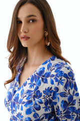 Blusa Fergie Azulino