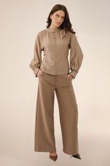 Palazzo Priyanka Khaki