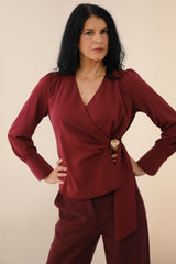 Blusa Alexi Vino