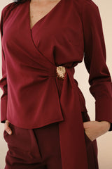 Blusa Alexi Vino