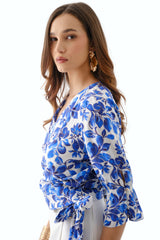 Blusa Fergie Azulino