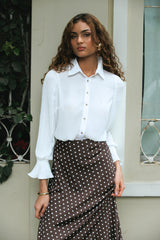 Blusa Georgina Hueso
