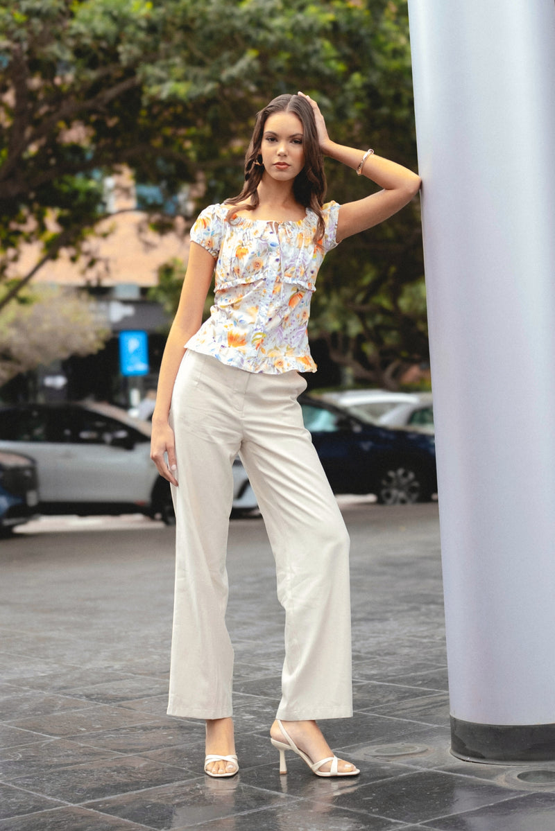 Pantalón Margot Lino Natural