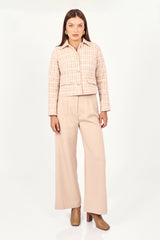 Chaqueta Tweed Tammar Beige