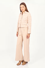 Chaqueta Tweed Tammar Beige