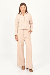 Chaqueta Tweed Tammar Beige