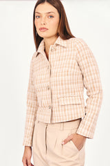 Chaqueta Tweed Tammar Beige