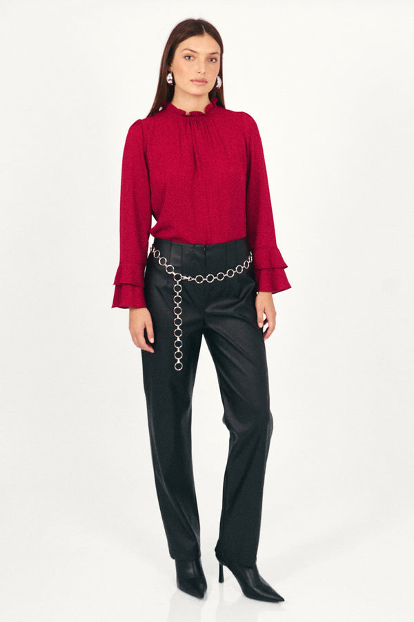 Pantalón Maika Cuerina Negro