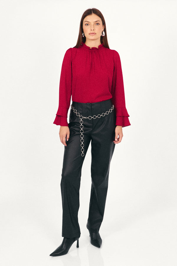 Pantalón Maika Cuerina Negro