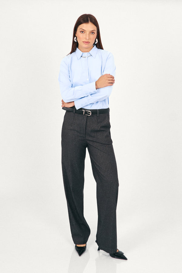 Pantalón Vanessa Gris Rayas