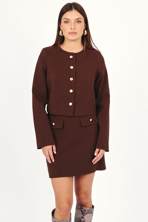 Chaqueta Vania Marrón