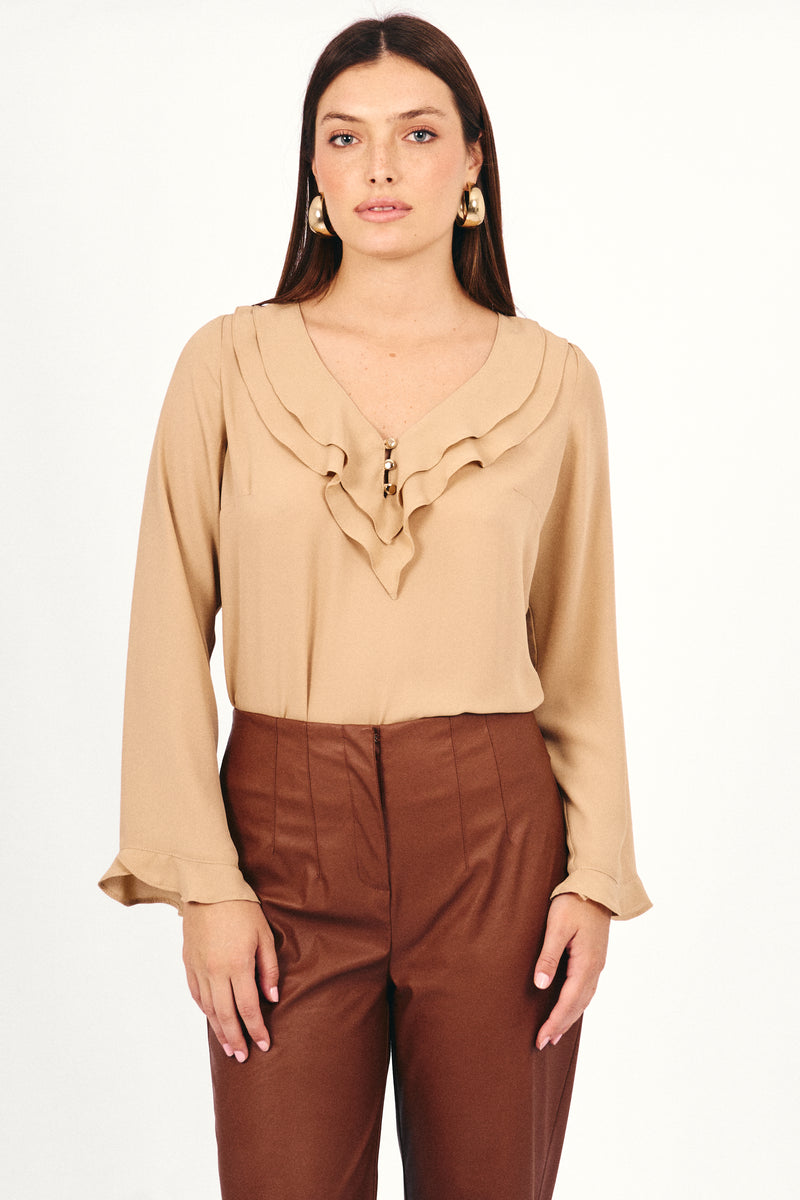 Blusa Dara Camel