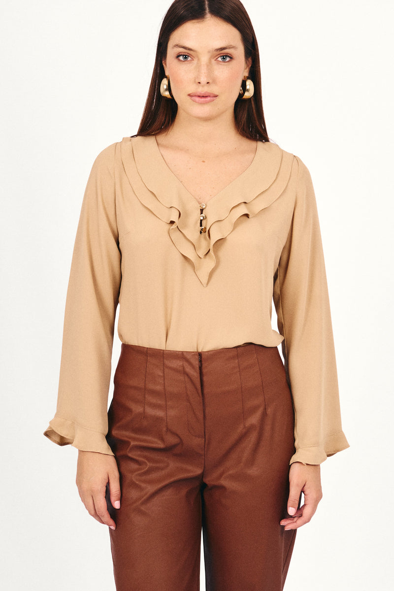 Blusa Dara Camel