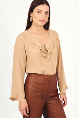 Blusa Dara Camel