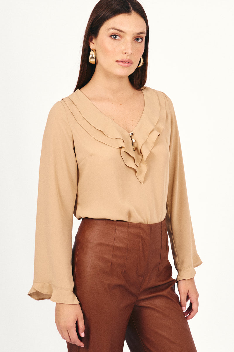 Blusa Dara Camel