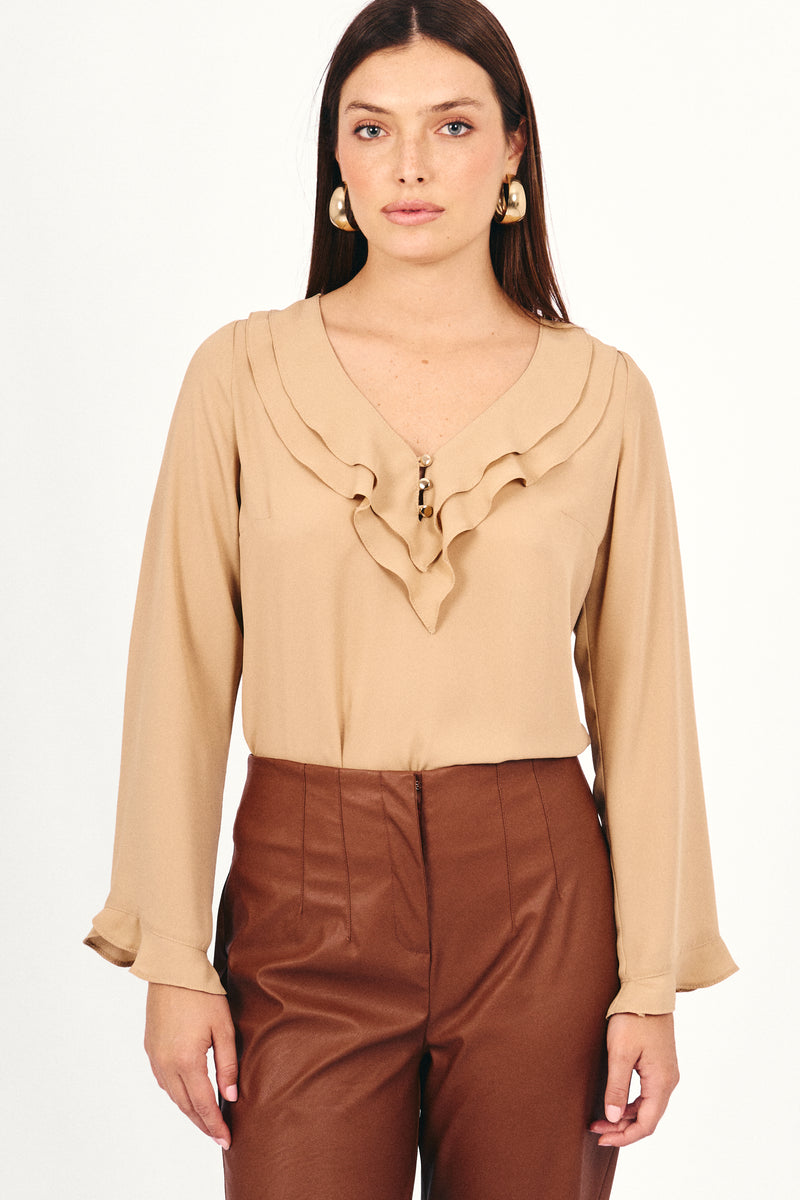 Blusa Dara Camel