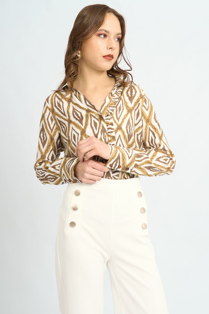 Blusa Amelia Marrón