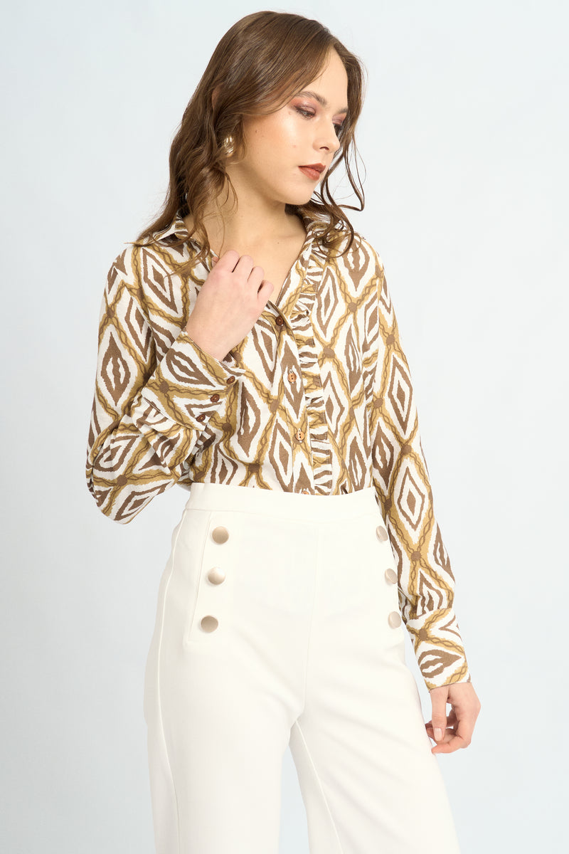 Blusa Amelia Marrón