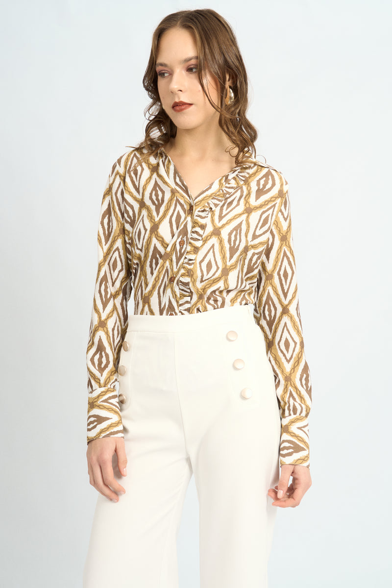 Blusa Amelia Marrón