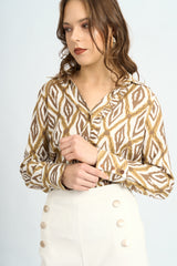 Blusa Amelia Marrón