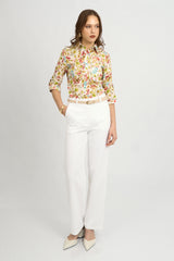 Blusa Arana Floral Verde