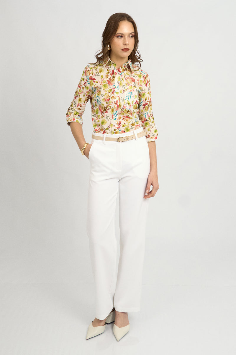Blusa Arana Floral Verde