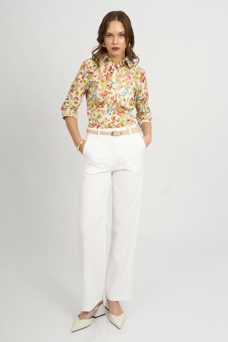 Blusa Arana Floral Verde