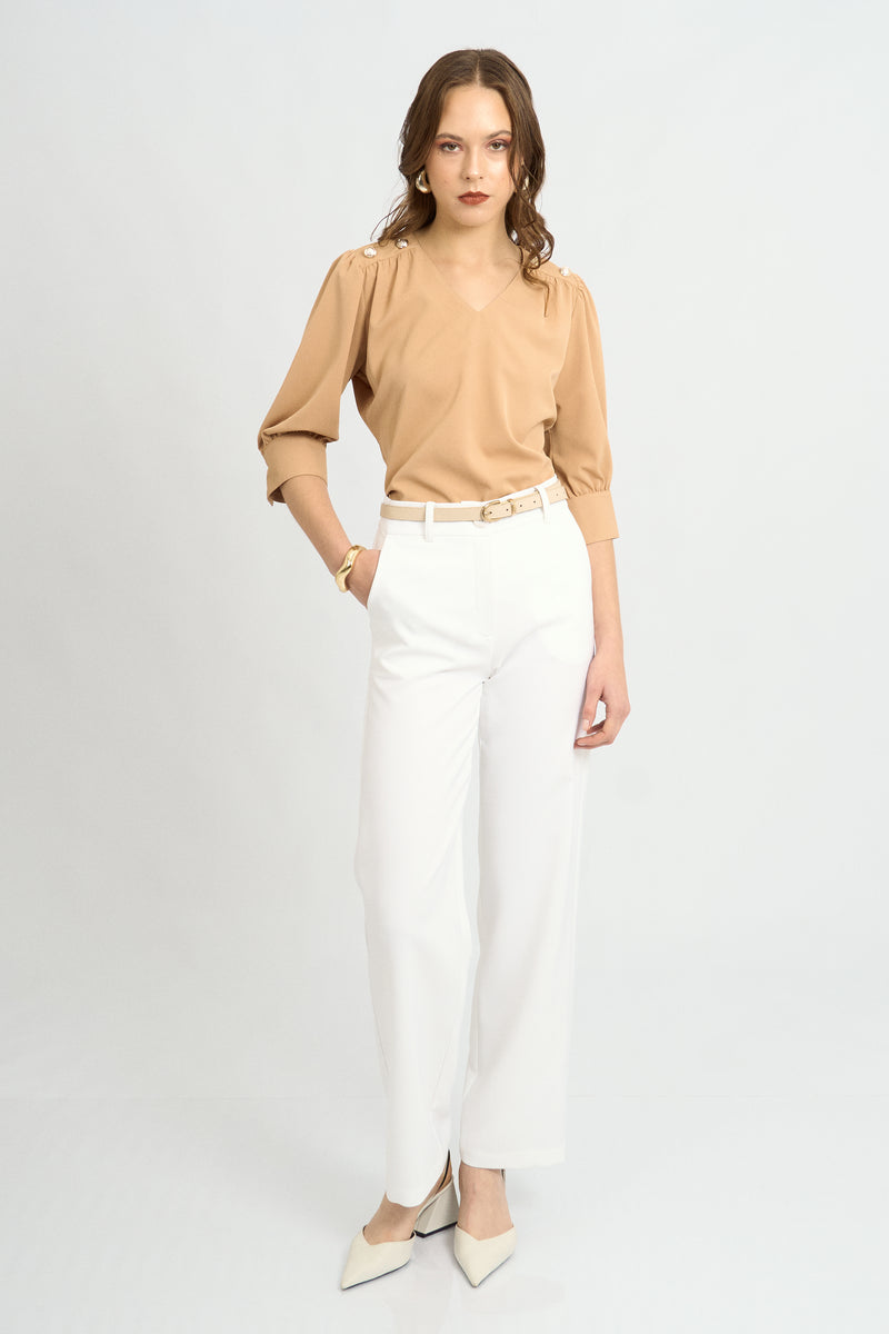 Blusa Jordani Camel