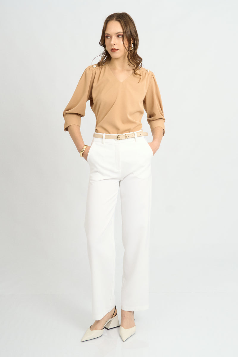 Blusa Jordani Camel