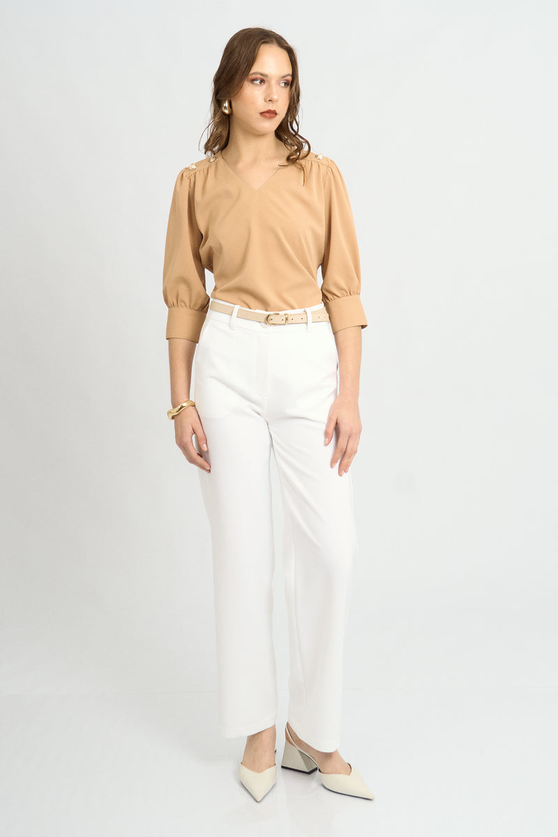 Blusa Jordani Camel