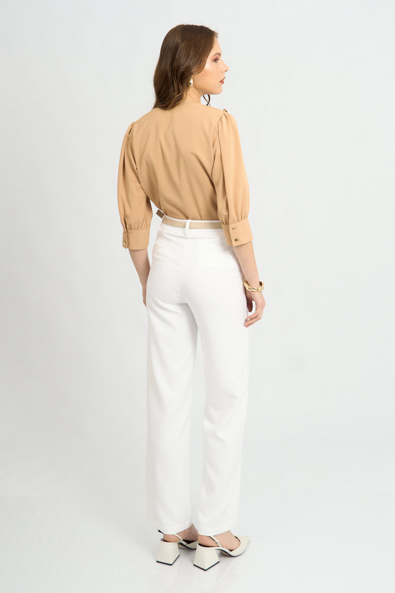 Blusa Jordani Camel